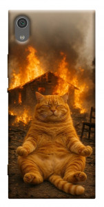 Чехол Burning cat для Sony Xperia XA1