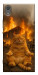 Чехол Burning cat для Sony Xperia XA1