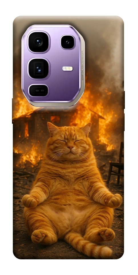 Чехол Burning cat для Infinix Note 50 Pro+