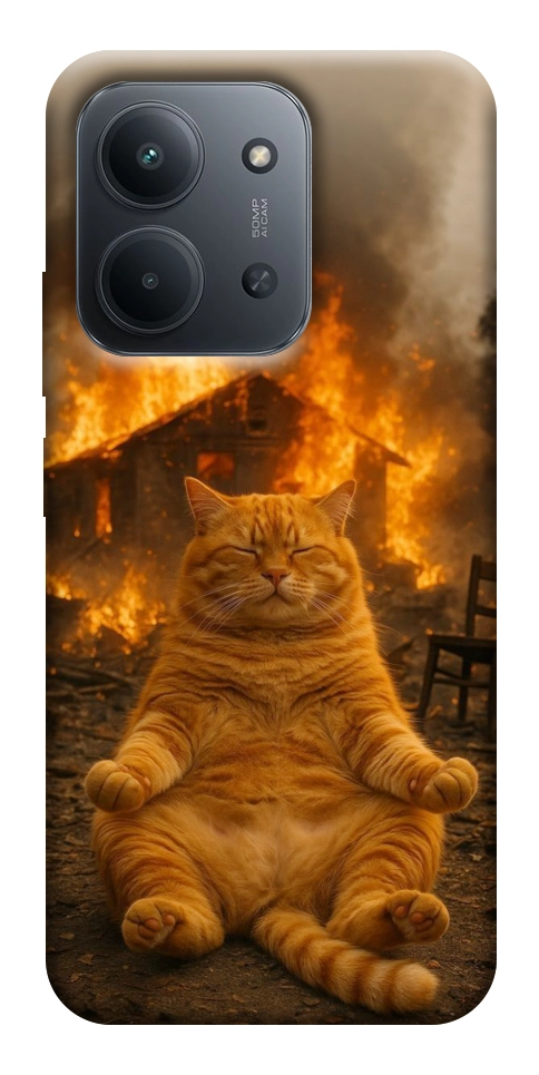 Чехол Burning cat для Xiaomi Redmi 15C (Europe version)