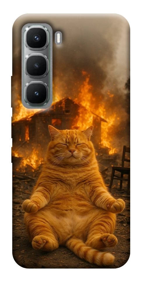 Чохол Burning cat для Infinix Hot 60i