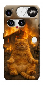 Чохол Burning cat для Nothing Phone (3)