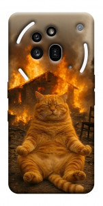 Чехол Burning cat для Nothing Phone (3a) Pro
