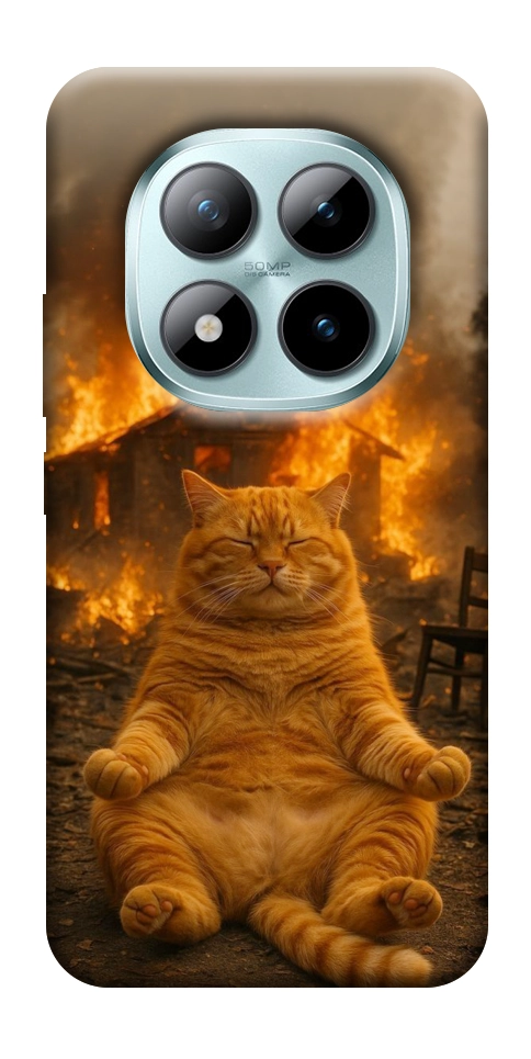 Чохол Burning cat для Xiaomi Redmi Note 15 Pro 5G