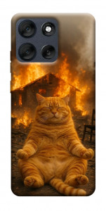 Чехол Burning cat для Motorola Moto G56 5G