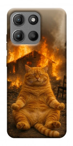 Чехол Burning cat для Motorola Moto G15 Power