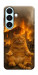 Чехол Burning cat для Galaxy S26