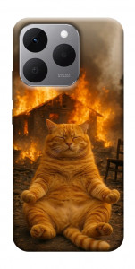 Чехол Burning cat для Realme 15T