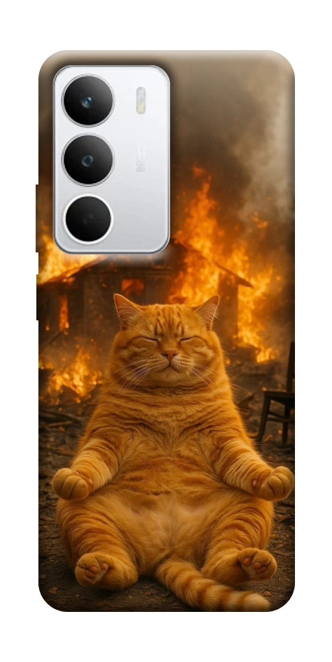 Чехол Burning cat для Realme C71