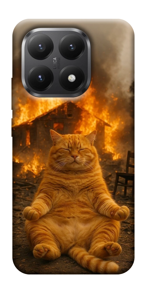 Чохол Burning cat для Xiaomi 15T