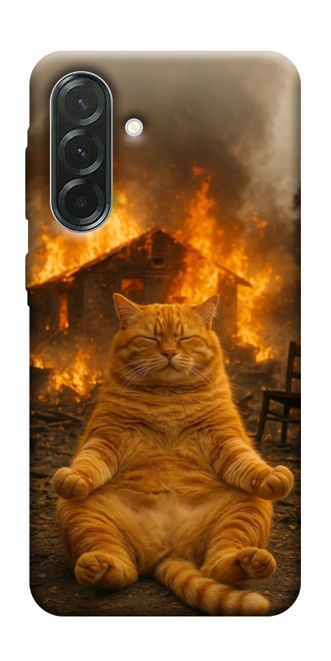 Чехол Burning cat для Galaxy A37 5G