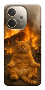 Чехол Burning cat для Oppo A5 Pro 4G