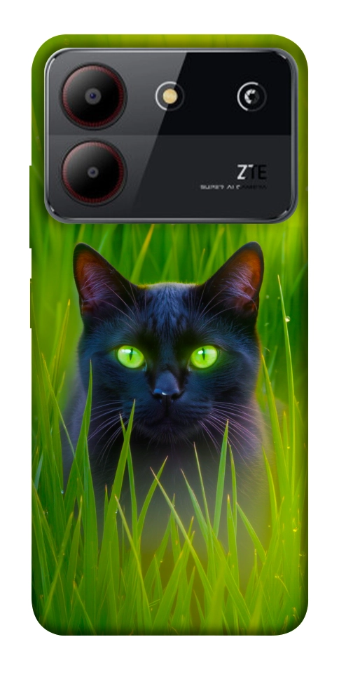 Чехол Cat in the grass для ZTE Blade A54 4G