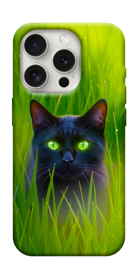 Чехол Cat in the grass для iPhone 16 Pro