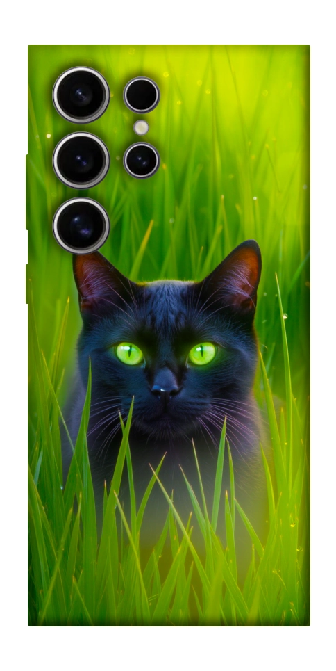 Чохол Cat in the grass для Galaxy S25 Ultra