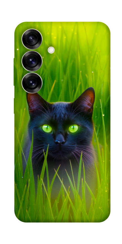 Чехол Cat in the grass для Galaxy S25+