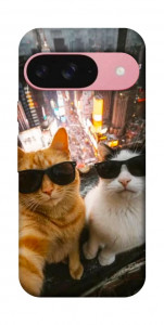 Чохол Cool cats city для Google Pixel 9
