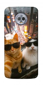 Чохол Cool cats city для Motorola Moto G6 Plus