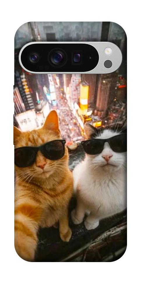 Чехол Cool cats city для Google Pixel 9 Pro XL
