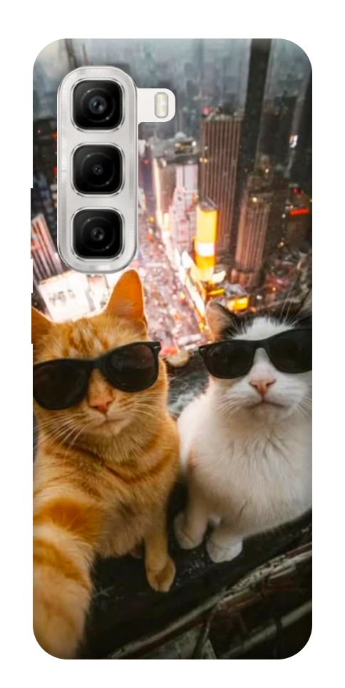 Чехол Cool cats city для Infinix Hot 50 4G