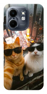 Чохол Cool cats city для Infinix Hot 50i