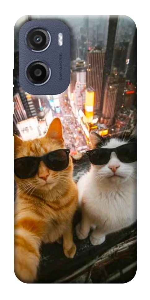 Чехол Cool cats city для Motorola Moto G05