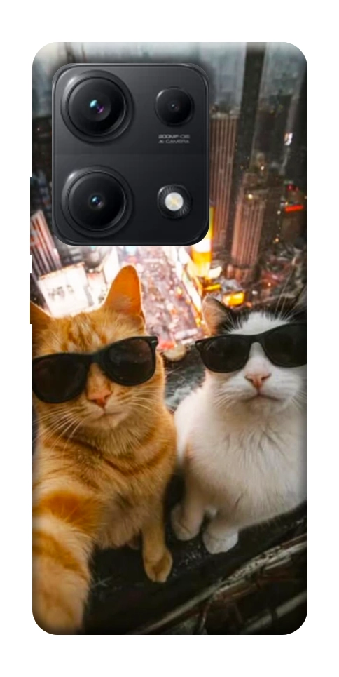 Чехол Cool cats city для Xiaomi Redmi Note 14S