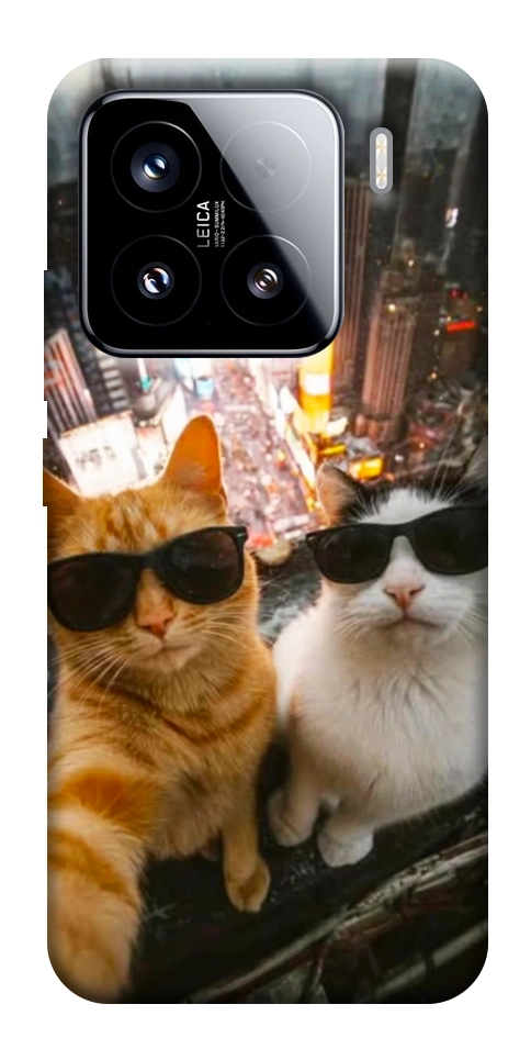 Чехол Cool cats city для Xiaomi 15