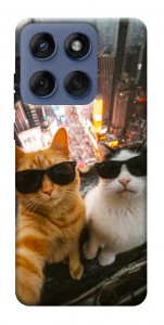 Чохол Cool cats city для Motorola Edge 60 Fusion