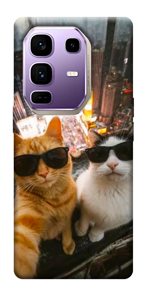 Чехол Cool cats city для Infinix Note 50 Pro+