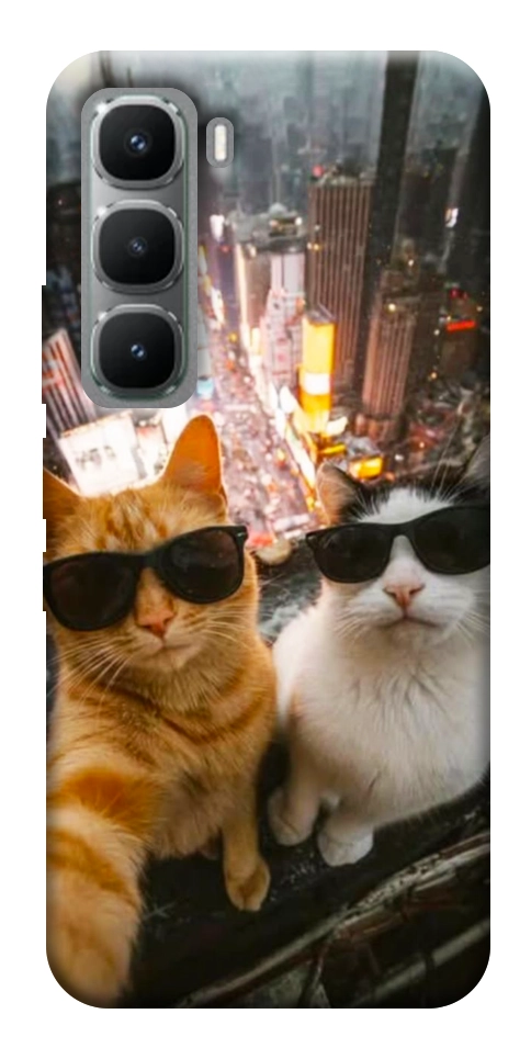 Чохол Cool cats city для Infinix Hot 60 Pro