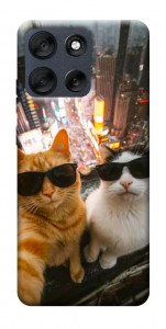 Чехол Cool cats city для Motorola Moto G56 5G