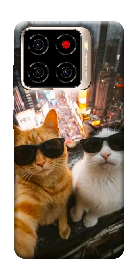 Чехол Cool cats city для ZTE Blade A56