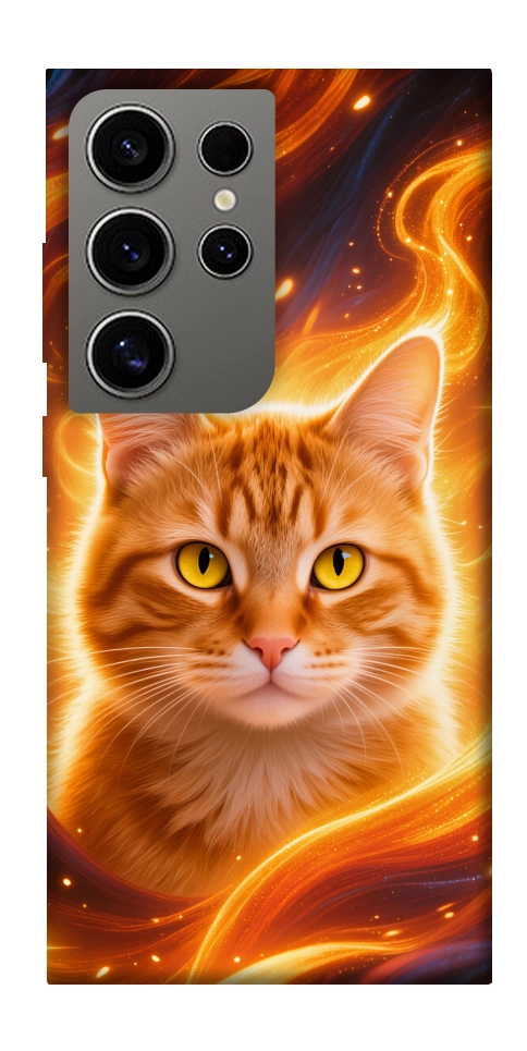 Чехол Fire cat для Galaxy S24 Ultra