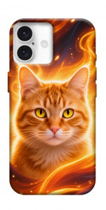 Чехол Fire cat для iPhone 16