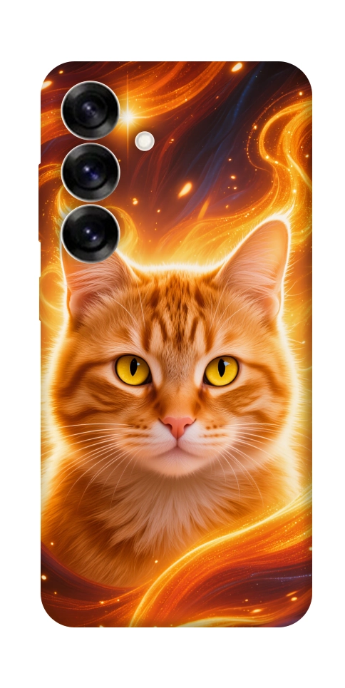 Чехол Fire cat для Galaxy S25+