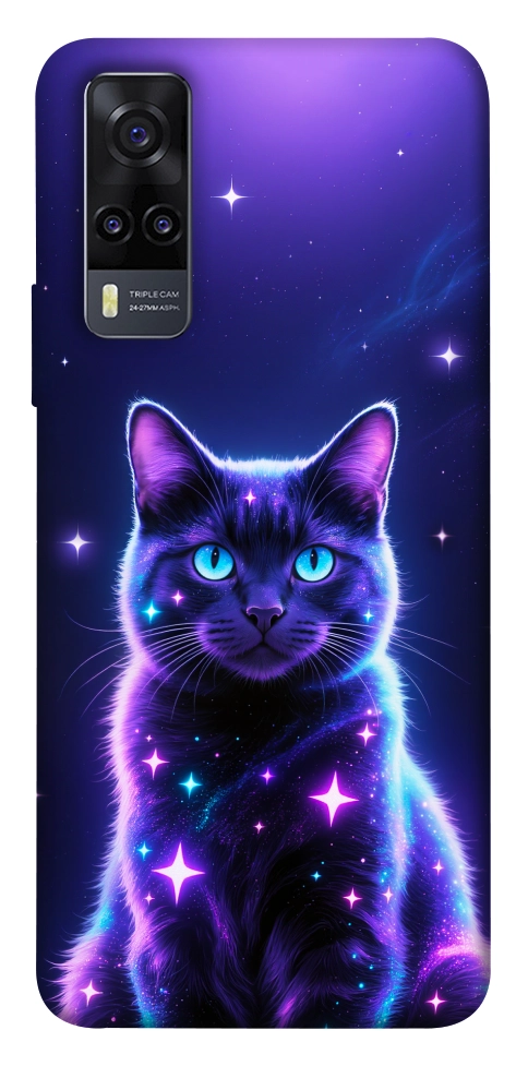 Чехол Galaxy purple cat для Vivo Y31