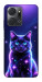 Чехол Galaxy purple cat для Huawei Honor X7a