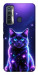 Чехол Galaxy purple cat для TECNO Camon 17