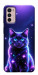 Чехол Galaxy purple cat для Motorola Moto G42