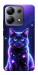 Чехол Galaxy purple cat для Xiaomi Redmi Note 13 4G