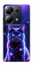 Чехол Galaxy purple cat для Xiaomi Poco M6