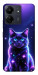 Чехол Galaxy purple cat для Xiaomi Poco C65