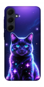 Чохол Galaxy purple cat для Galaxy A55