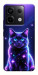 Чехол Galaxy purple cat для Xiaomi Redmi Note 13 Pro 4G