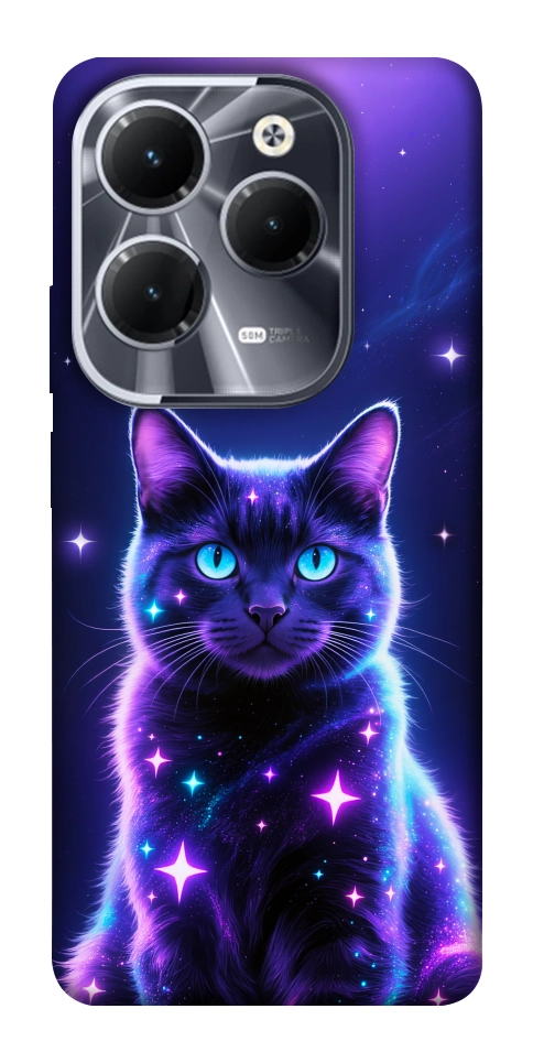 Чехол Galaxy purple cat для Infinix Hot 40 Pro