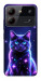Чехол Galaxy purple cat для ZTE Blade A54 4G