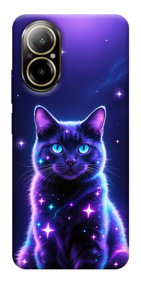 Чехол Galaxy purple cat для Realme C67 4G