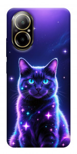 Чехол Galaxy purple cat для Realme C67 4G