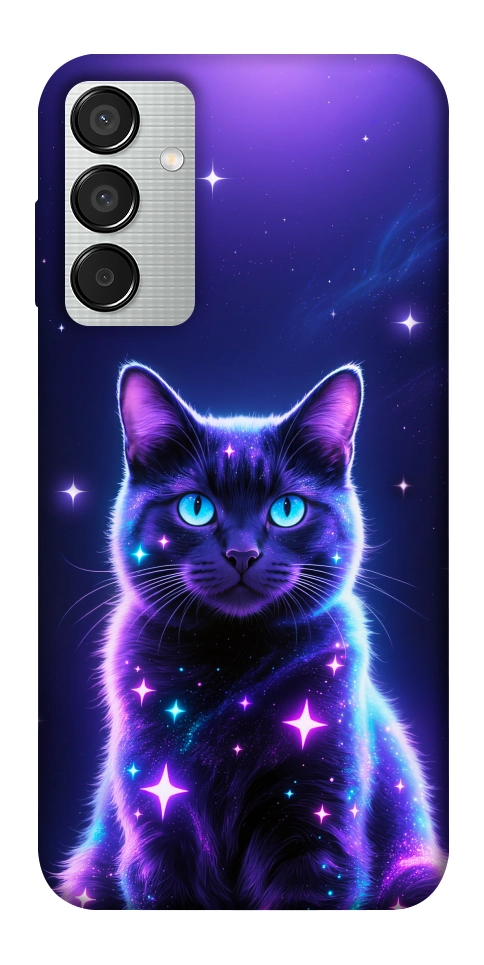 Чехол Galaxy purple cat для Galaxy M15 5G